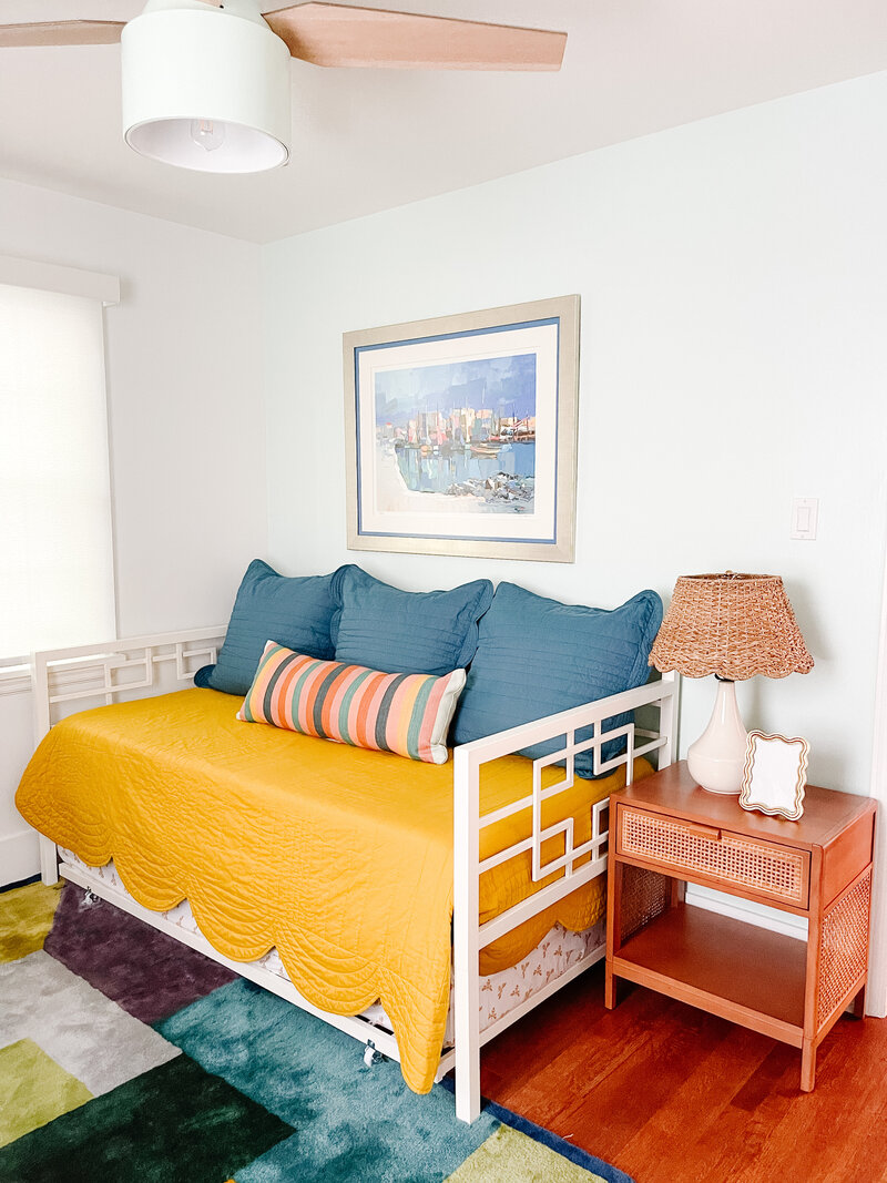 Bold bedding ideas / Colorado interior design / teak and amber interiors