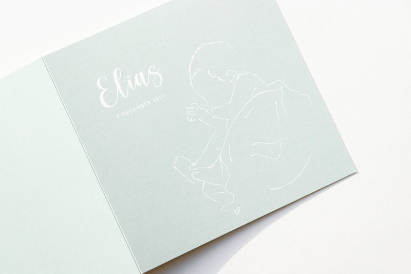 Vierkant-geboortekaartje-mintgroen-illustratie-baby-Elias-5
