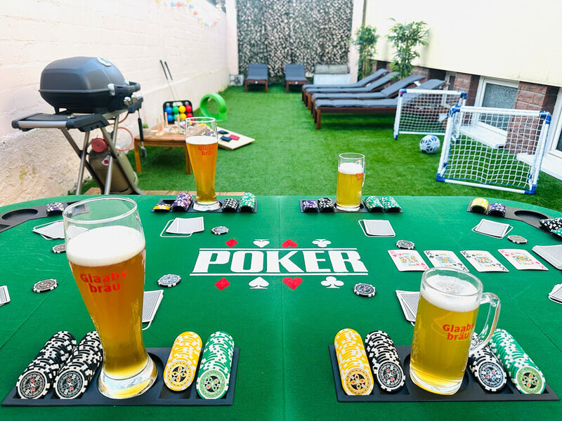 Pokertisch im Aussenbereich