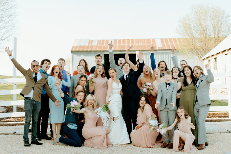 wedding at The Barn on Heron Hill in St. Olaf, Iowa