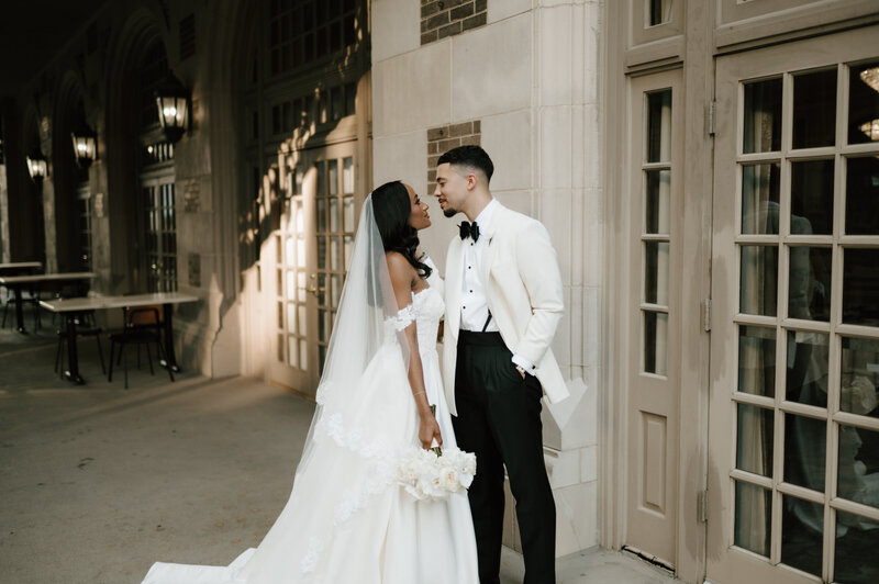 bride and groom waco texas wedding