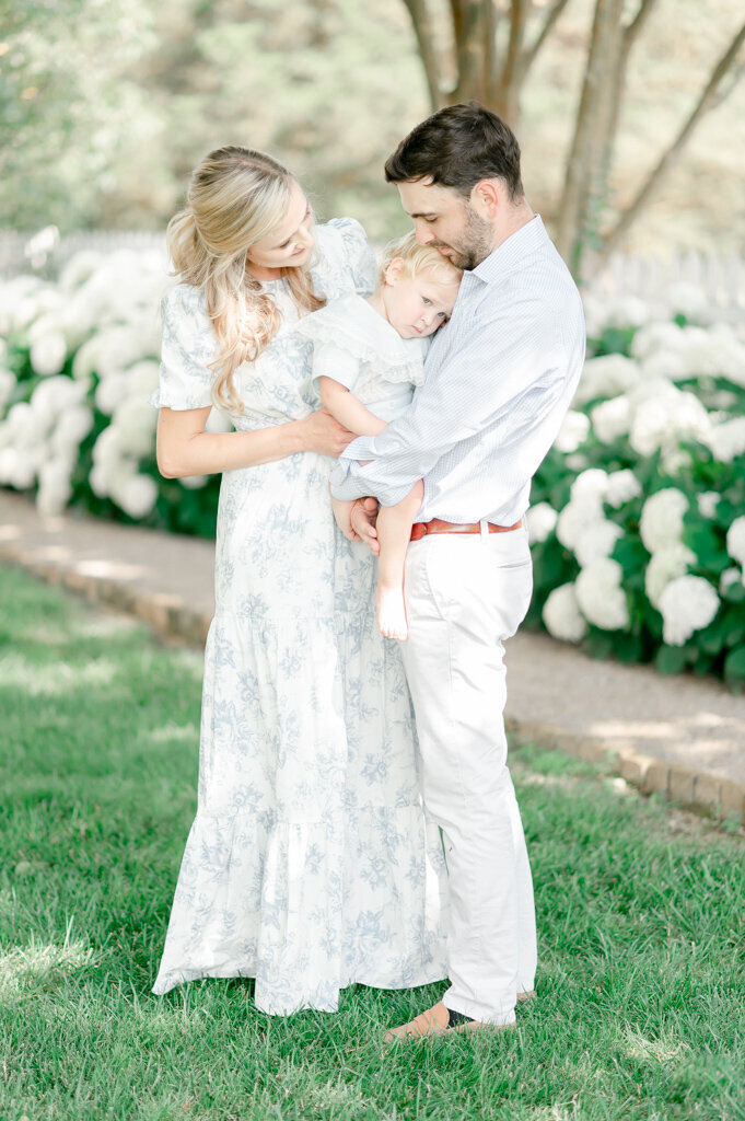 newborn in white swaddle by Nashville portrait photographer Kristie Lloyd