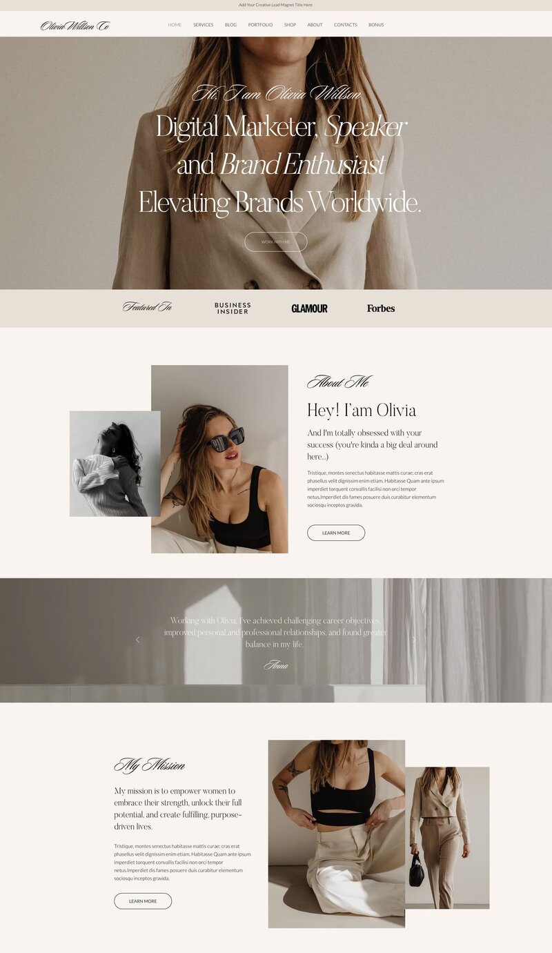 Stand out from the competition with a professionally designed website
