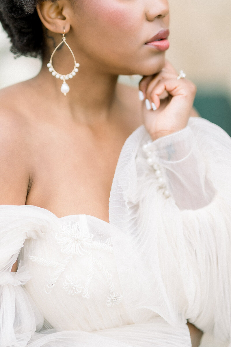 Elegant Bridal Portrait at The Ritz-Carlton, Laguna Niguel in California