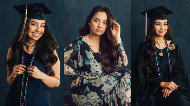 high school graduation portraits