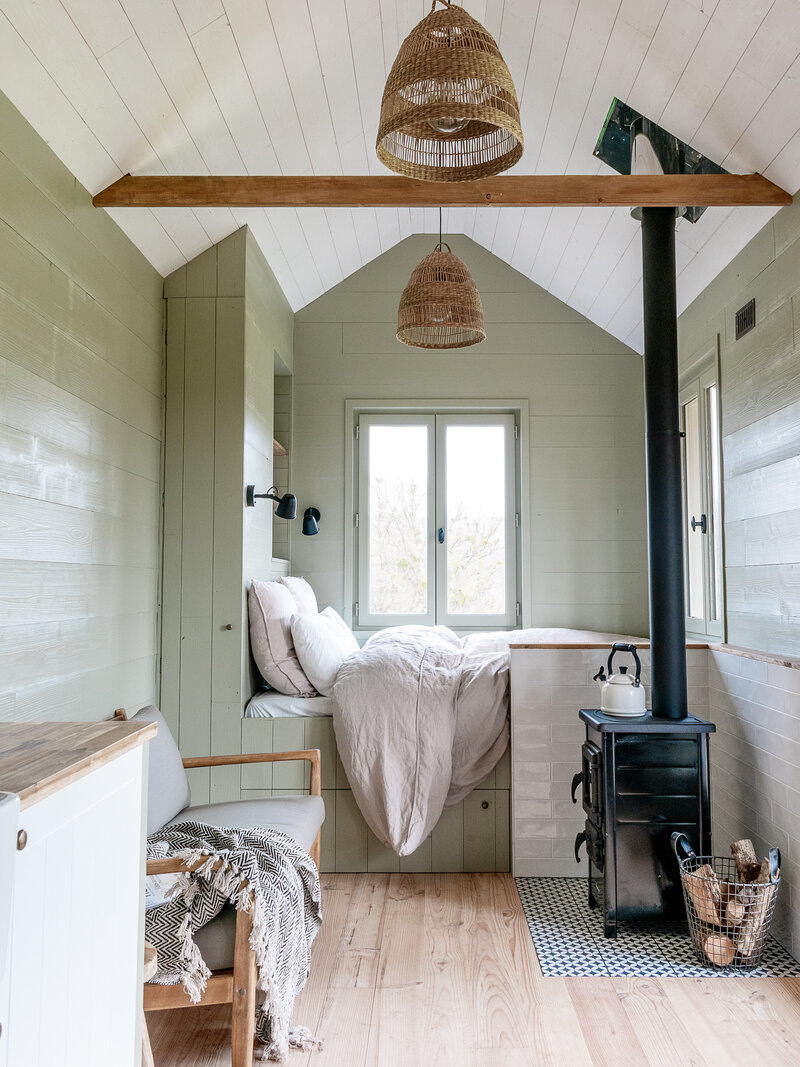 Sfeervolle interieurfotografie van een vakantiehuis, ideaal voor verhuur op Airbnb of Booking.com