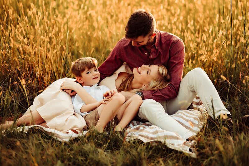 Memphis family photography session at sunset by Karen Waits