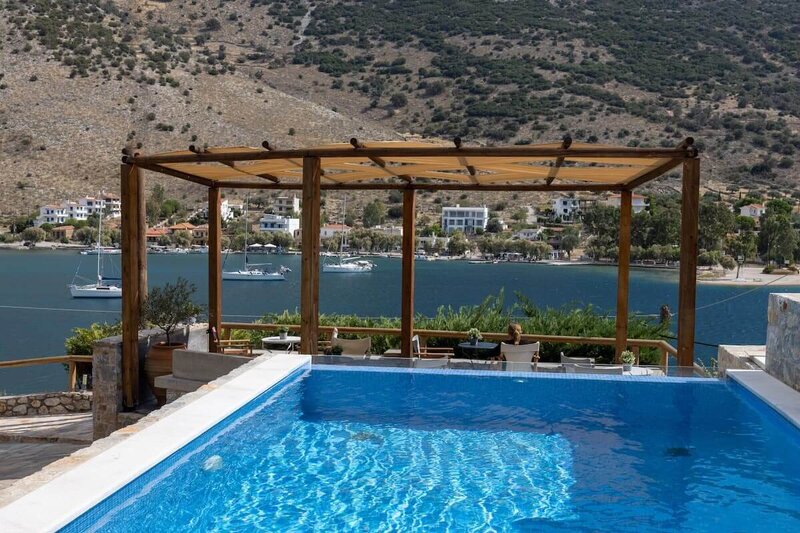Natural environment of the Greek yoga retreat.