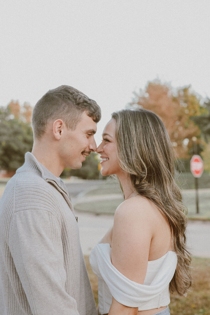 Photograph of engaged couple