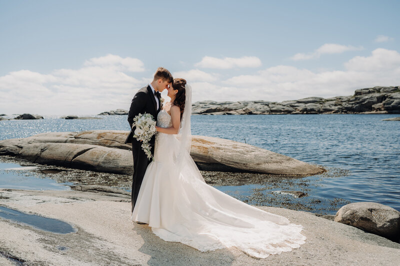 Bryllupsfotografering på Verdens Ende på Tjøme