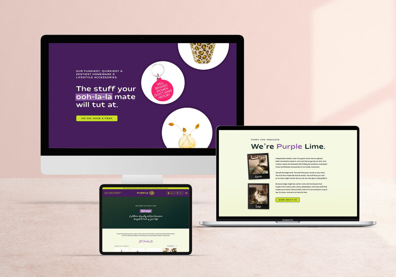 Website copy for retailer