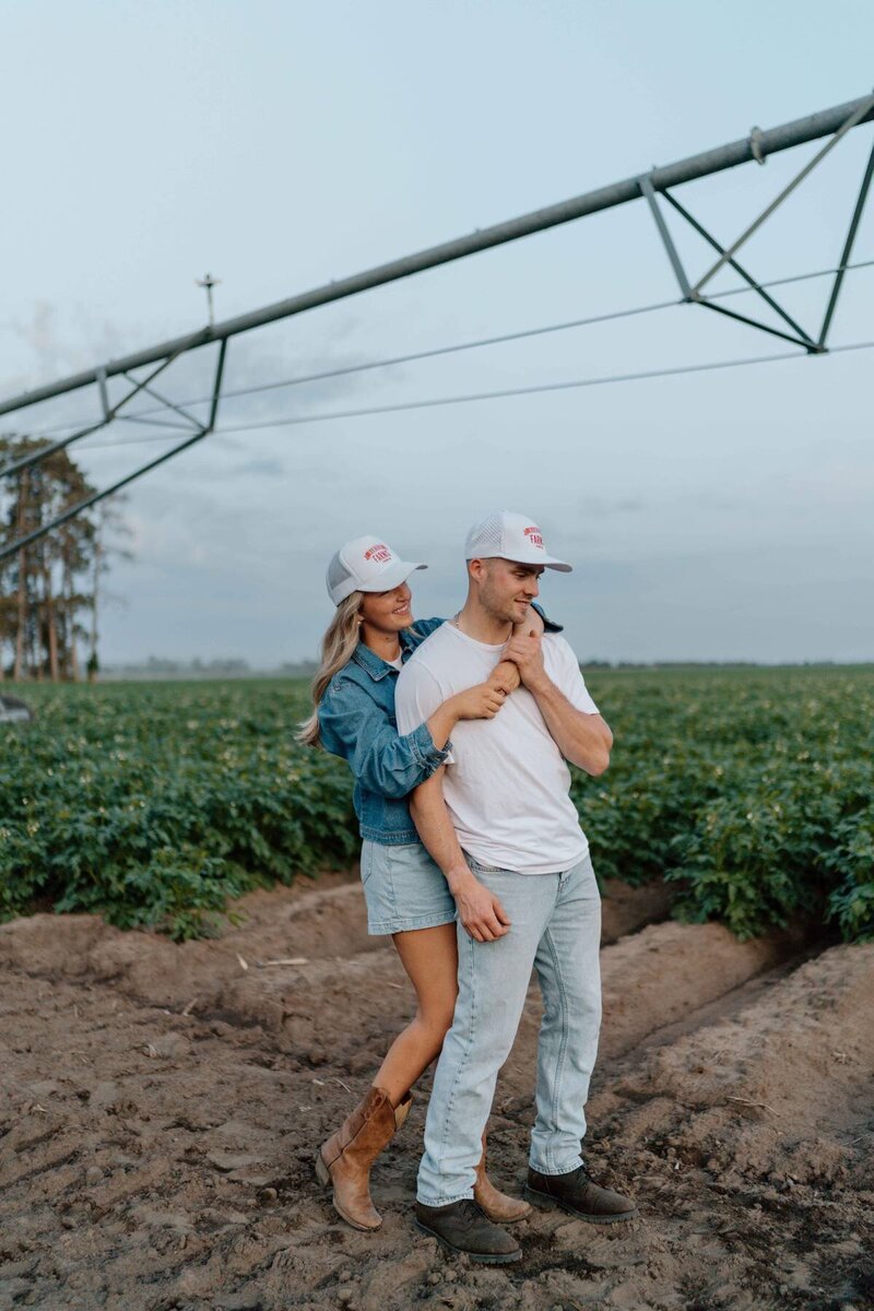 Outdoor high school senior portrait capturing a milestone moment in a beautiful natural setting on a walkway