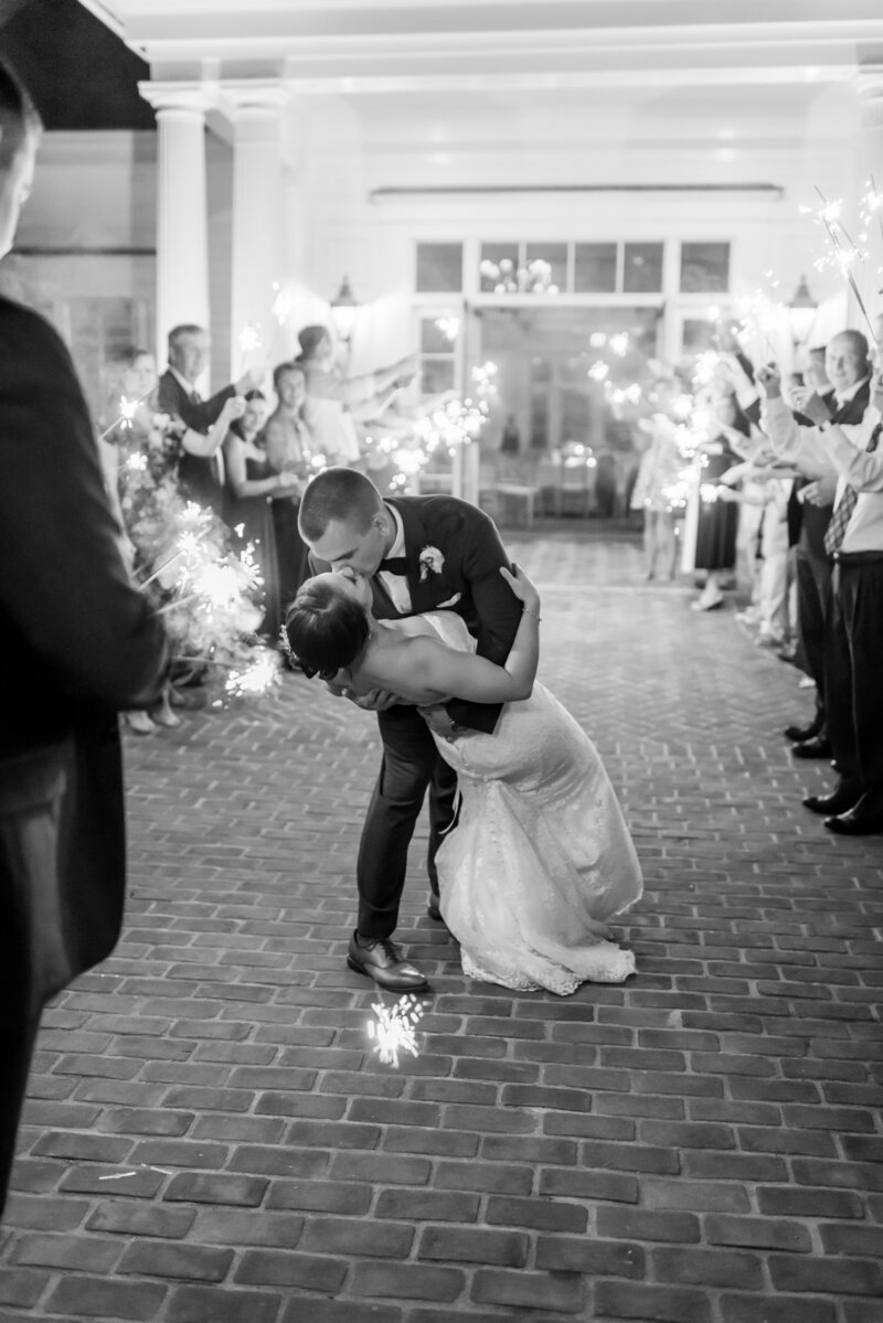 Romantic Sparkler Exit