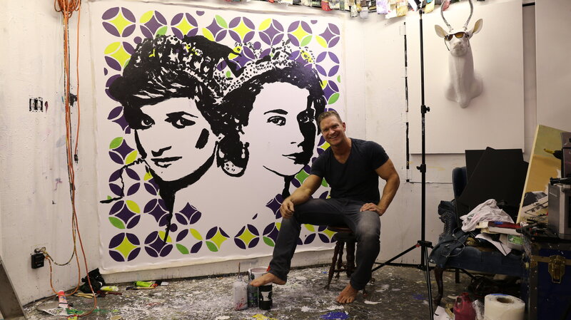 Brent Ray Fraser Paints Mother Daughter United - March 25, 2015_16