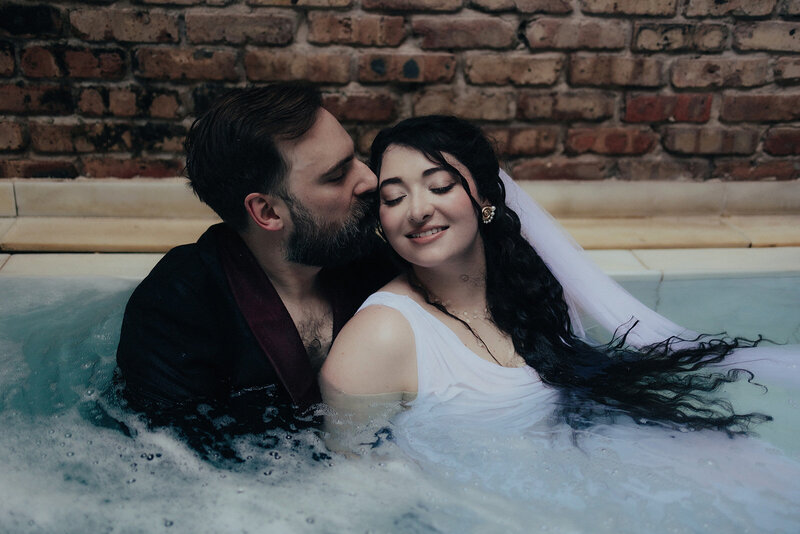 First ever wedding at aire bath chicago