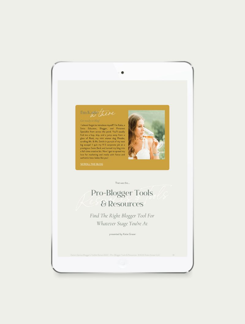 Pro Blogger Tools + Resources - SHOP Image 3