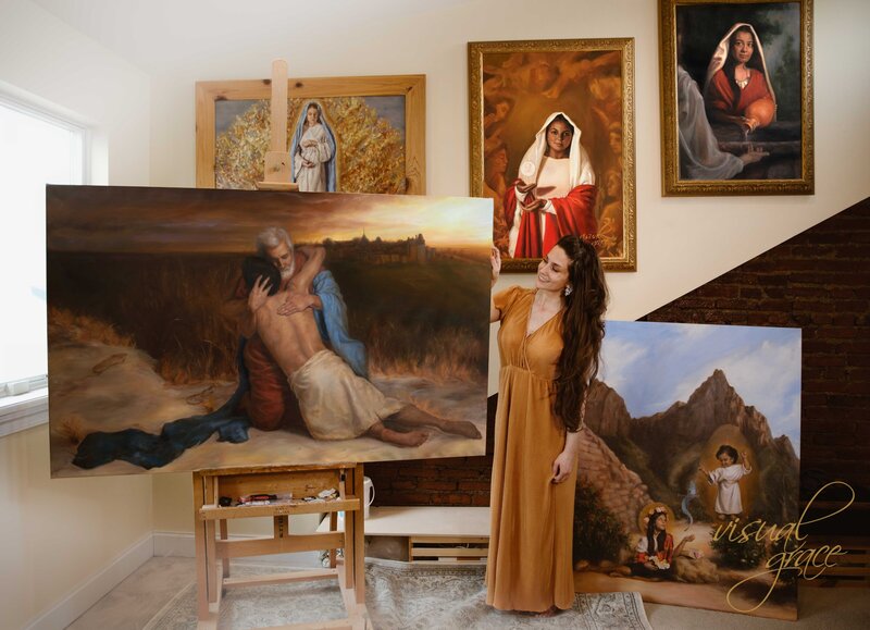 st michael classical painting