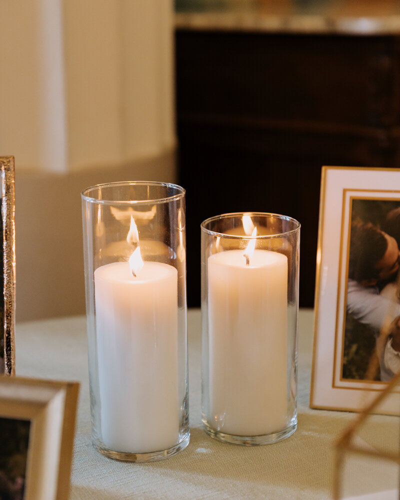 Bride and groom walk up memorial steps at their DC wedding