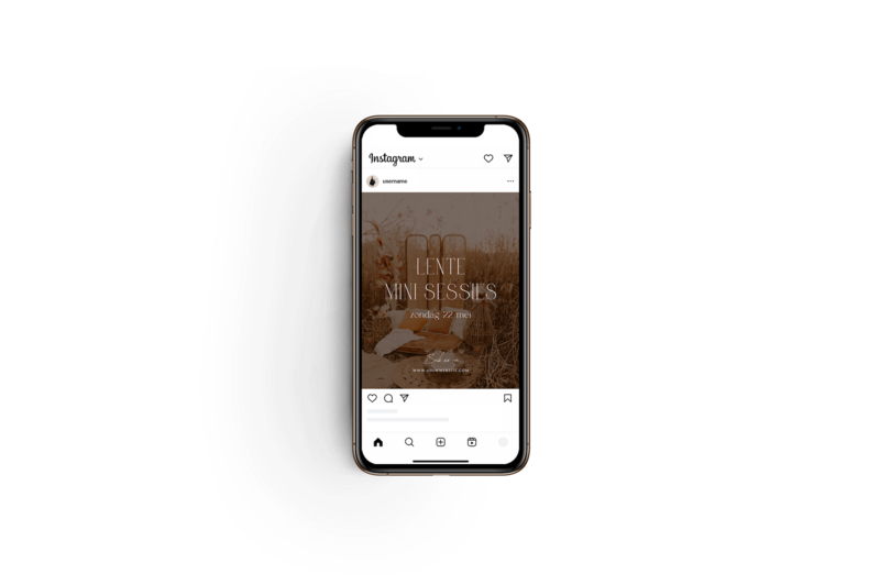 Boho Instagram templates voor fotografen