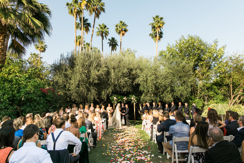 Katie and Chris's wedding at Parker in Palm Springs photographed by wedding photographer Ashley LaPrade.