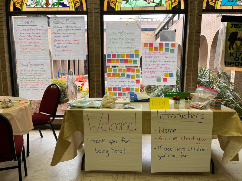Advancing equity in the food system through design workshop