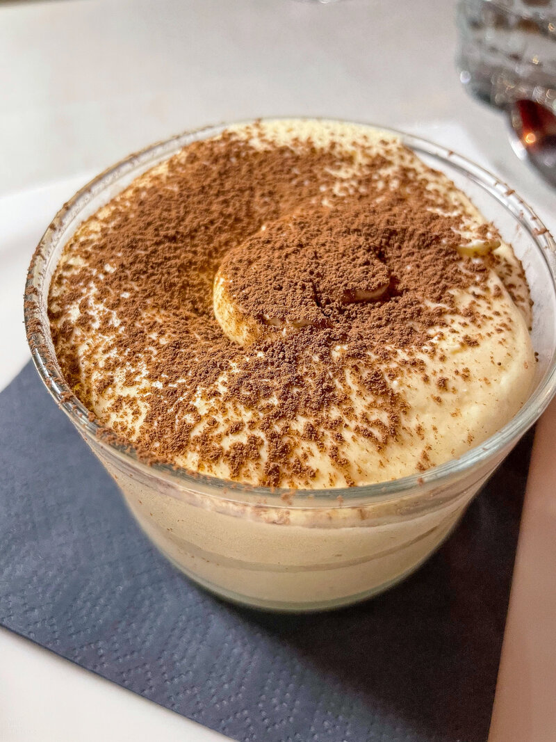 Dessert at Osteria il Bertoldo in Verona, Italy
