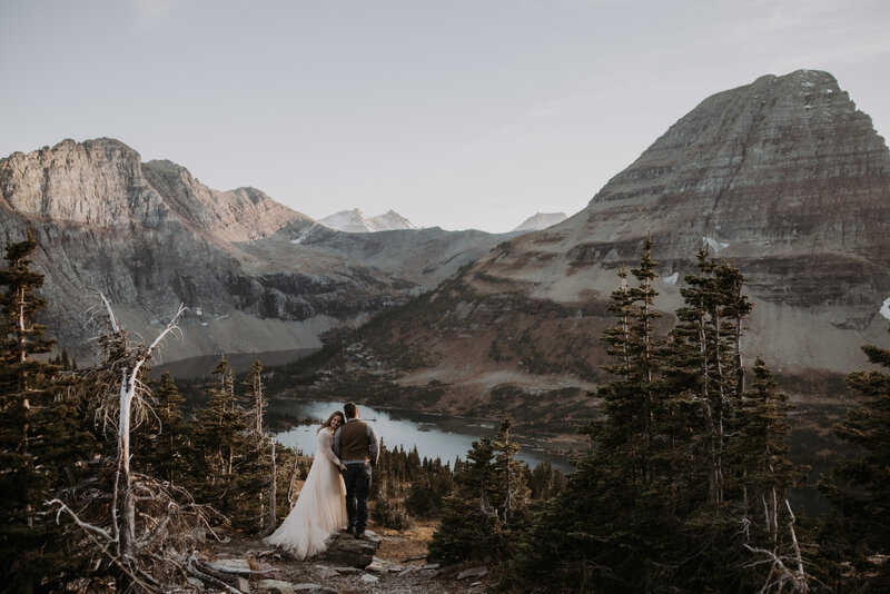 woman standing on the mountaintop