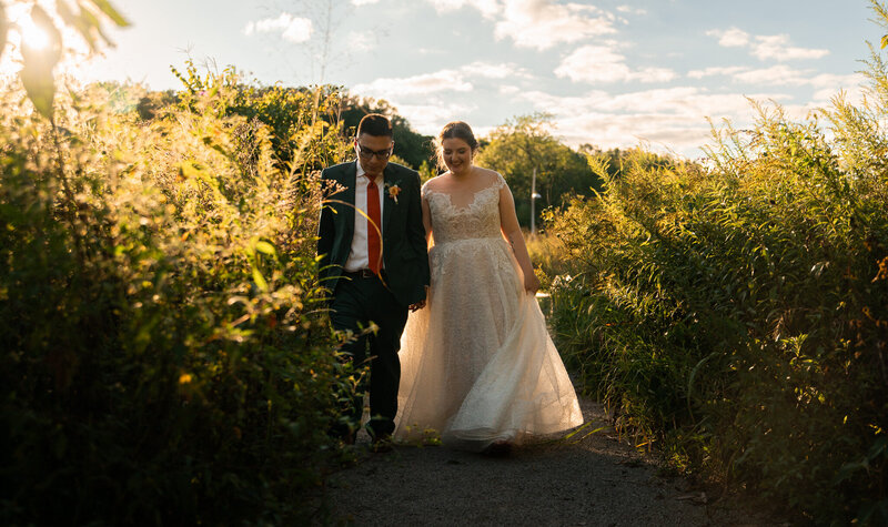 classic timeless sunset portraits of louisville KY wedding