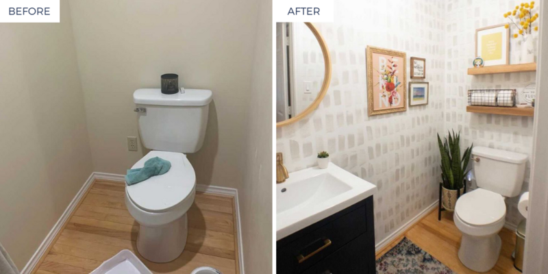 Designer in a Binder- customer room transformation