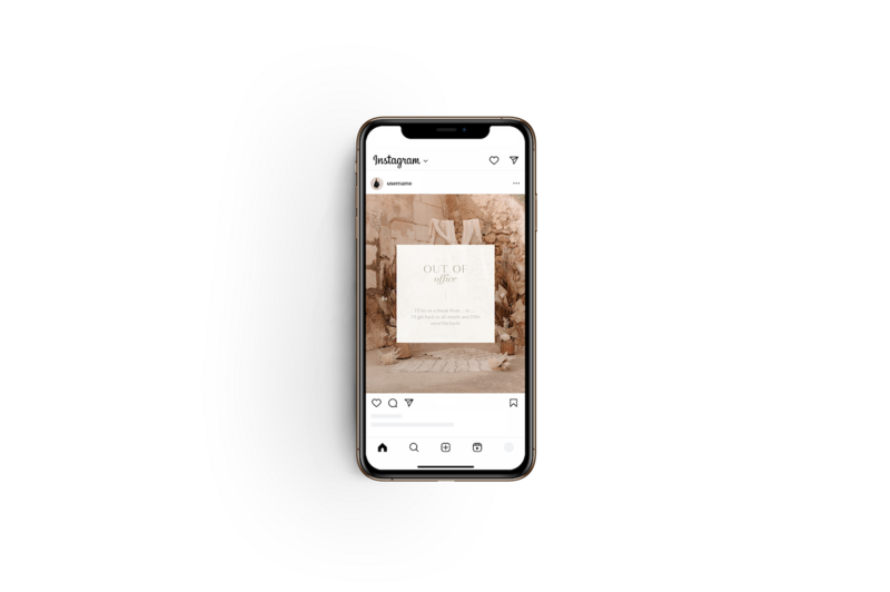 Elegant Instagram templates Olive Oak 4