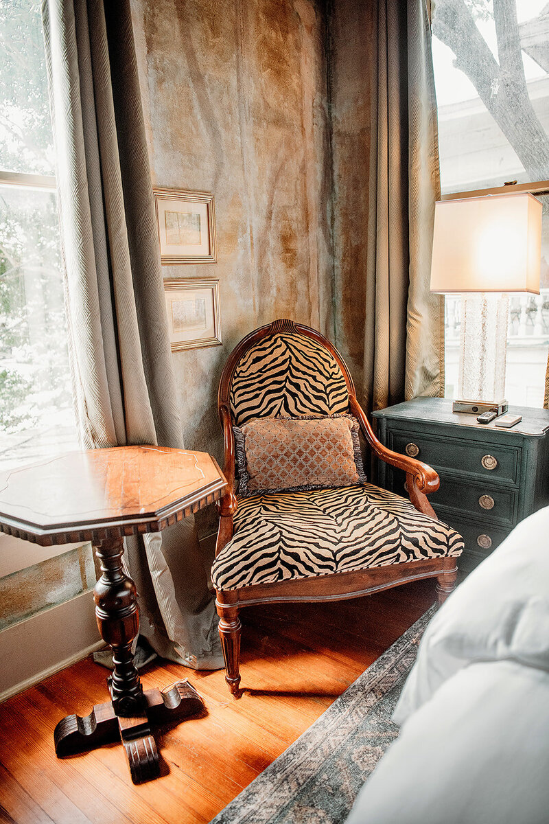 Bedside in the Barton Springs King room