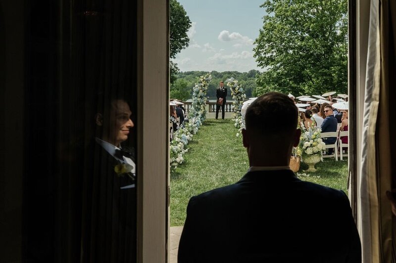 newfields-groom-wedding-ceremony
