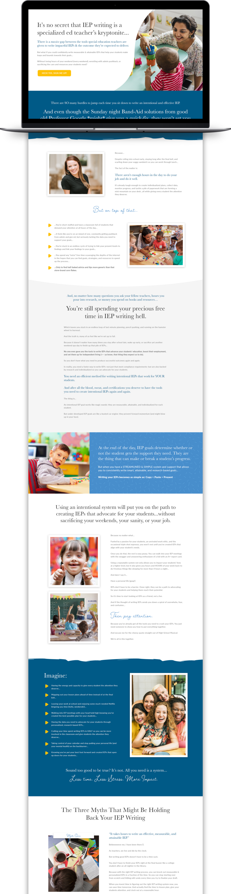 Intentional IEP Sales Page