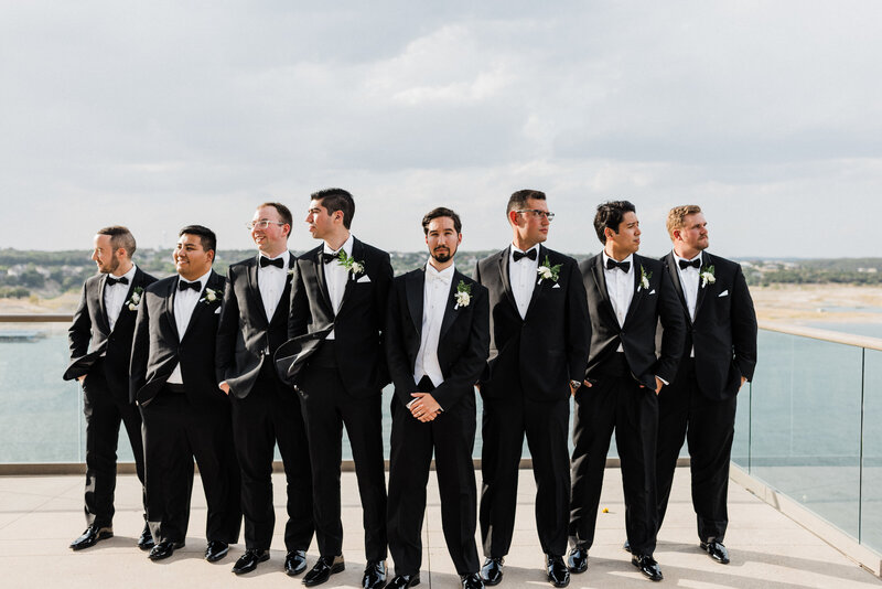 groom and groomsmen