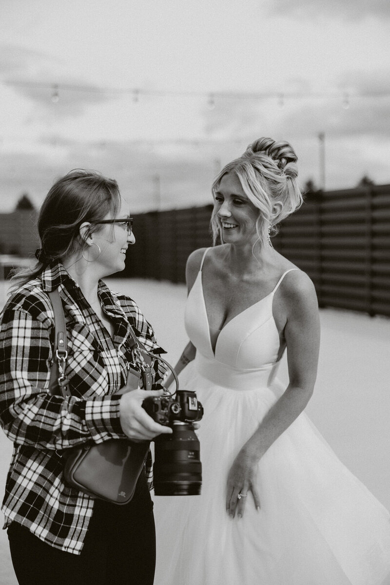 winter wedding photos from a wisconsin wedding photographer