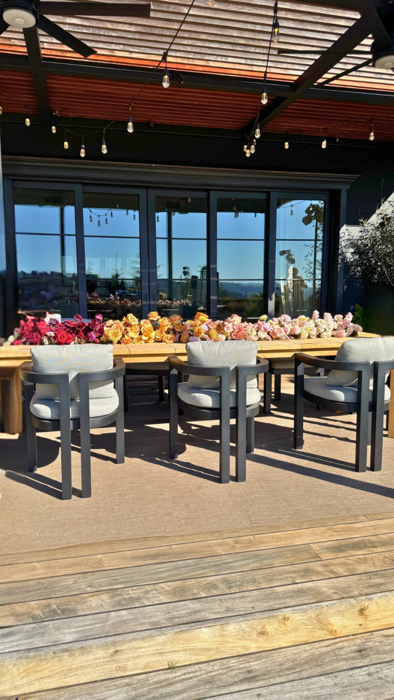 jessica alba, mad co team, domonique rose, event florals, luxury event design, los angeles, new york, experiential event design, flower installation, modern design