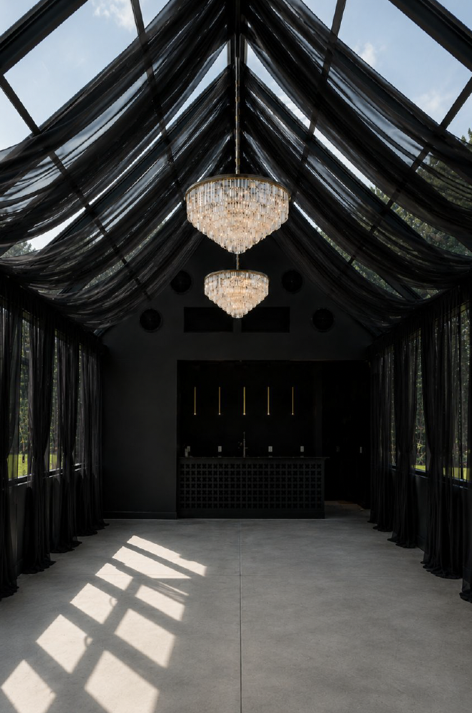 The Vesper draping at The Lumen House