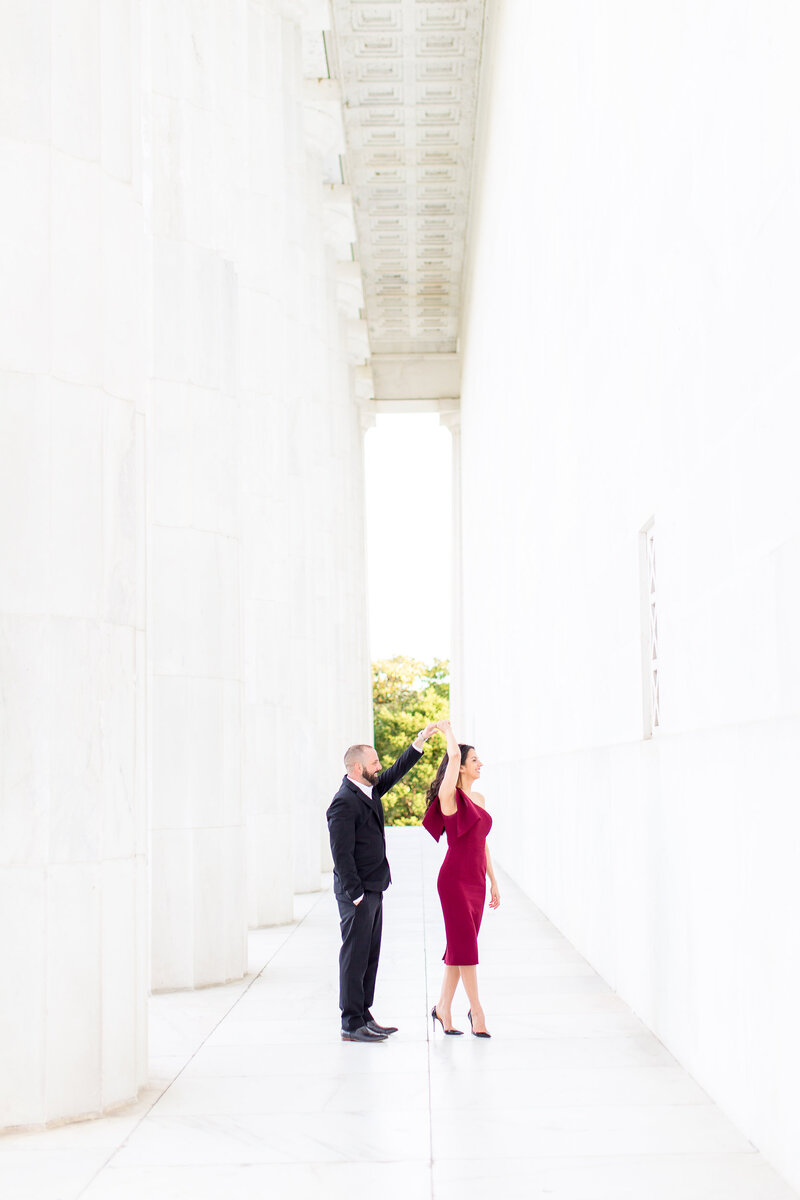 DC War Memorial Engagement Session by Virginia Wedding Photographer Taylor Rose Photography-2