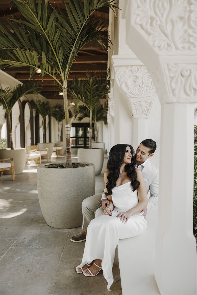cristina pelino's portfolio image of couple in south florida