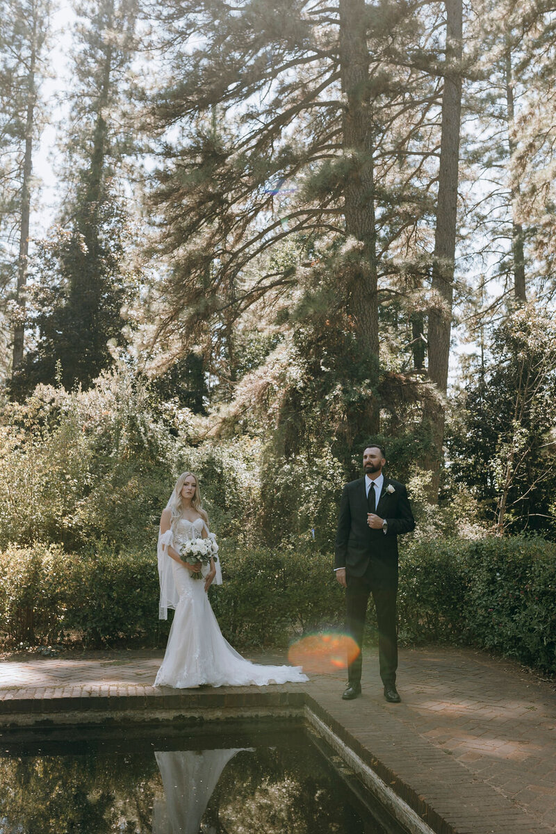 Editorial wedding photography at Empire Mine, Grass Valley California 
