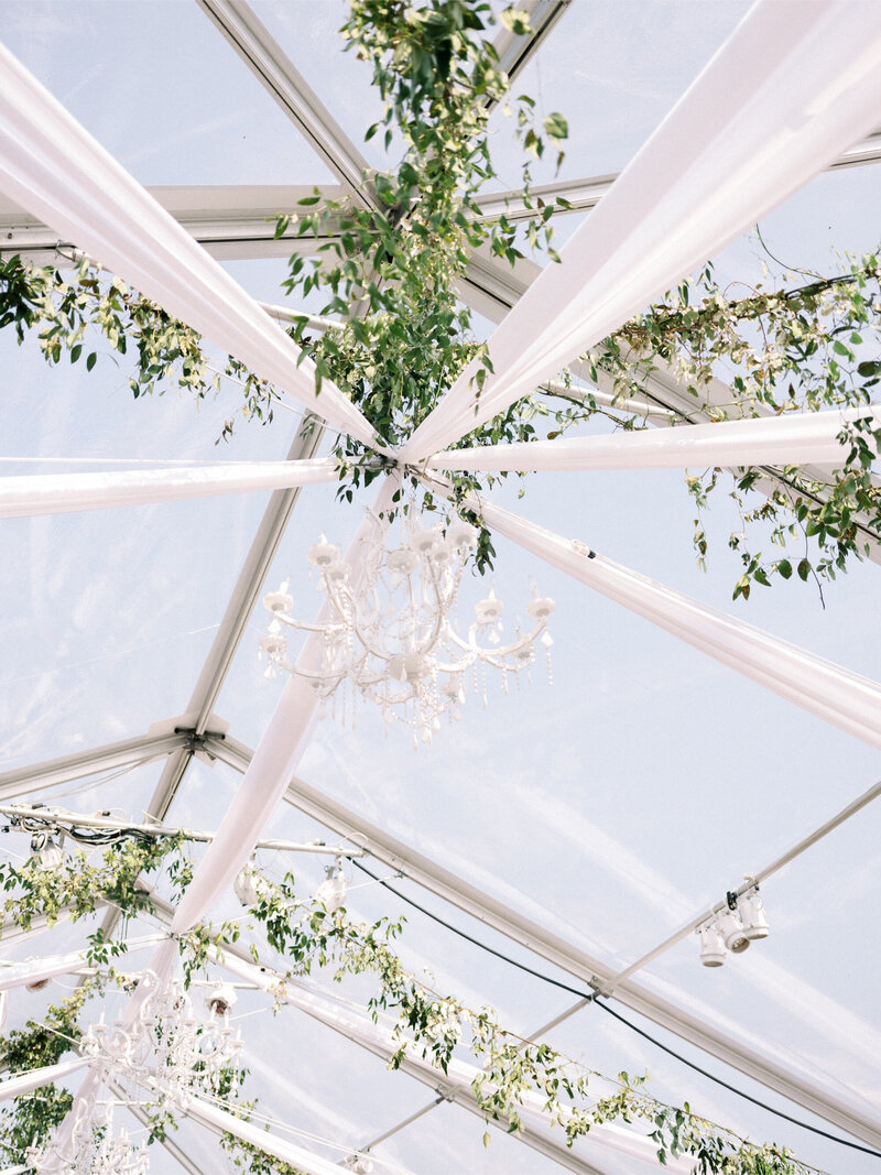 Clear Tent Wedding Reception