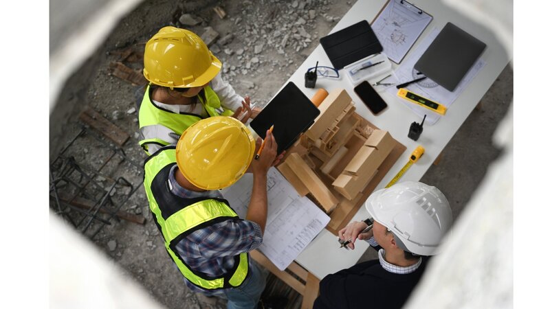 Construction team