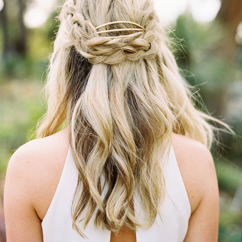 blonde hair braid