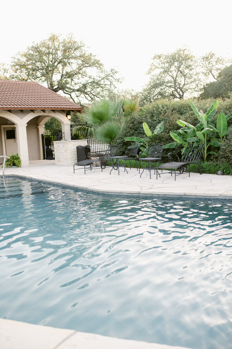Pool at Wimberley Hotel