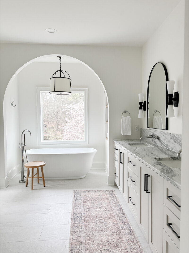 Bathroom remodeled in Atlanta, GA by  Interior Designer  Megan Paterson