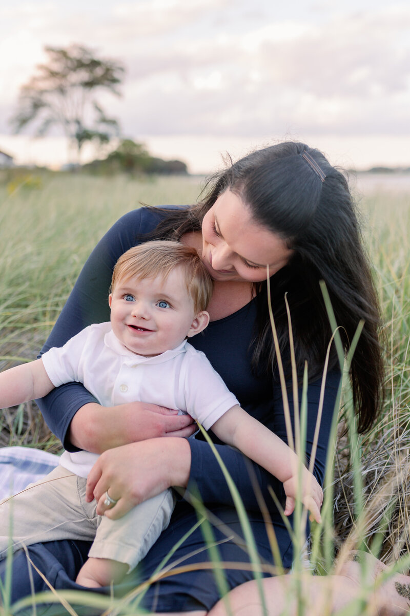 my family mother and son