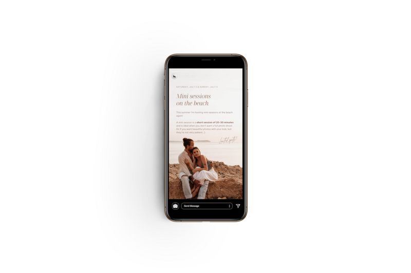 Instagram story template Blooming Bliss 6
