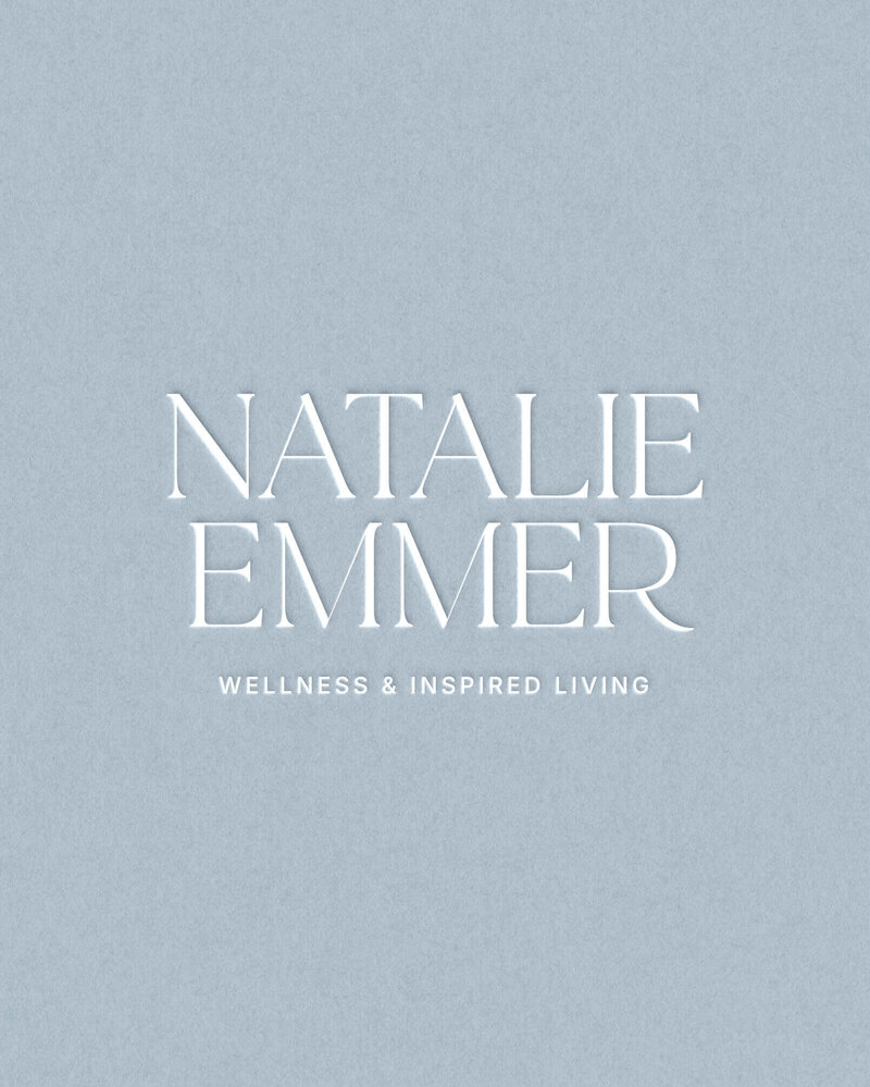 elegant and calming primary logo design for a wellness and self-development coach