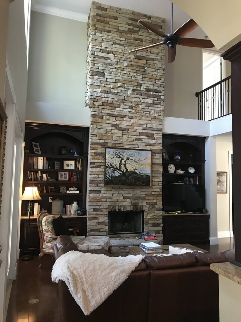 Living Area Before Renovation