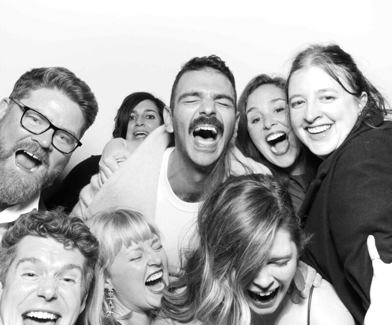 Premium photo booth hire and rental at Cripps Barn Wedding Venue, for weddings, corporate events, brand activations with mad hat photo booth